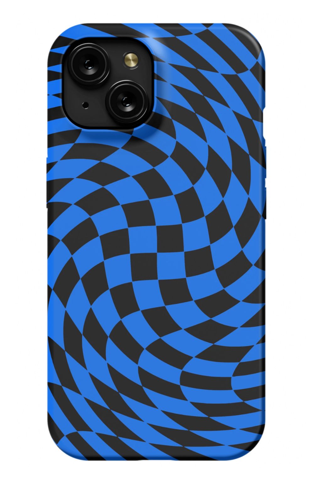 Twisted Blue Checkered Phone Case - B7Cases